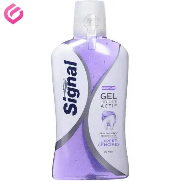دهان شویه ژلی محافظ لثه سیگنال مدل Gel Actif Expert Gencives دهان شویه ژلی محافظ لثه سیگنال