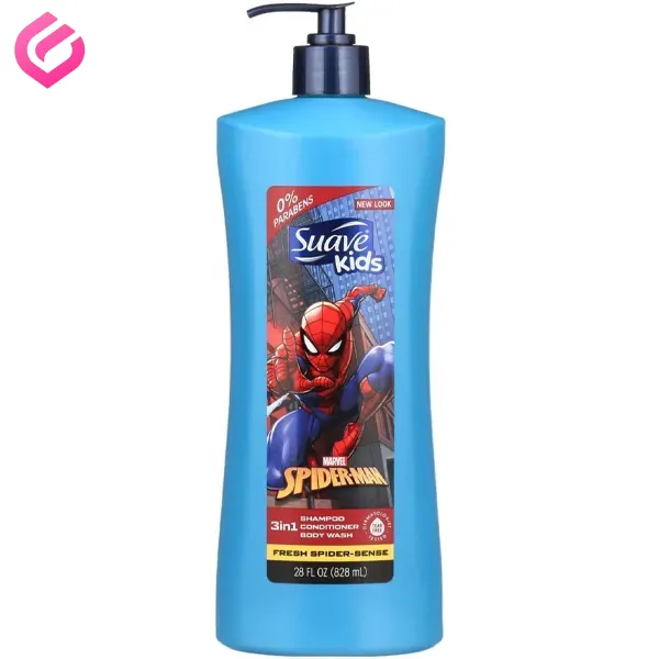 شامپو کودک 3 در 1 سوآو کیدز مدل اسپایدرمن شامپو کودک 3 در 1 سوآو کیدز مدل اسپایدرمن