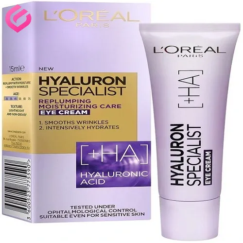 کرم دور چشم L'Oréal Paris Hyaluron Specialist Replumping Moisturizing کرم دور چشم L'Oréal Paris Hyaluron Specialist Replumping Moisturizing