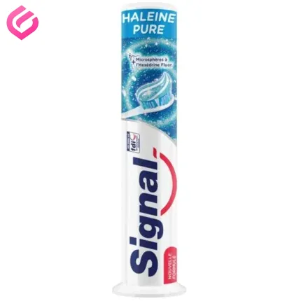 خمیر دندان پمپی سیگنال مدل Haleine Pure