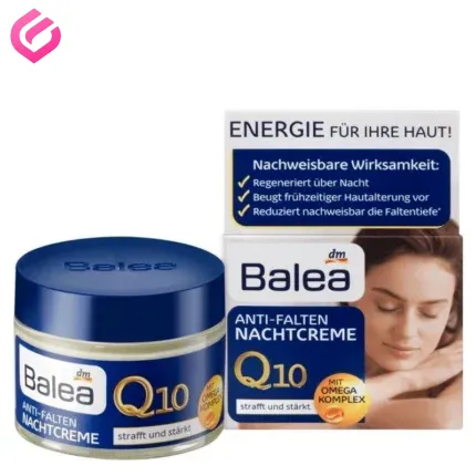 کرم ضد چروک شب بالهآ مدل Q10 Nachtcreme
