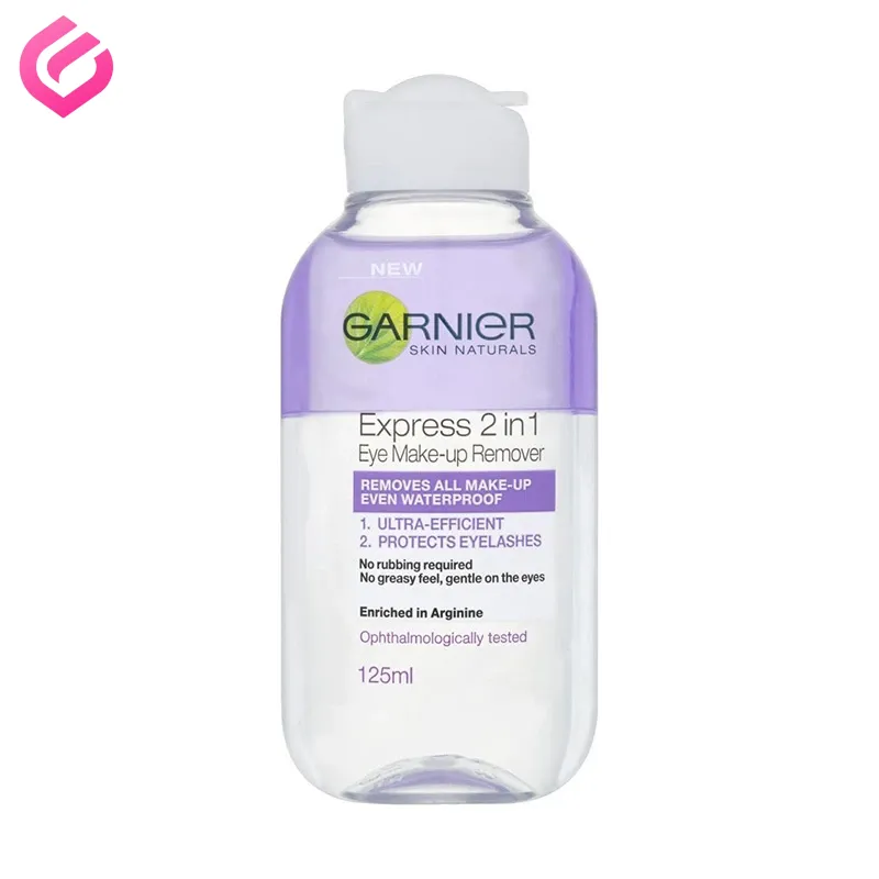 garnier-express پاککننده آرایش چشم دوکاره گارنیه