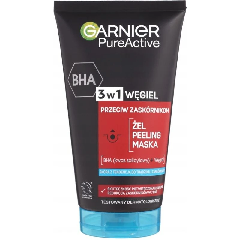 wegiel ماسک شوینده اسکراب سه کاره PureActive گارنیر