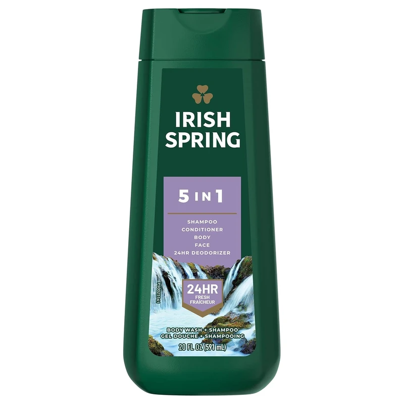 Irish Spring 5-in-1 Body Wash1 ژل شستوشوی آیریش اسپرینگ ژل شستوشوی آیریش اسپرینگ 5 در 1