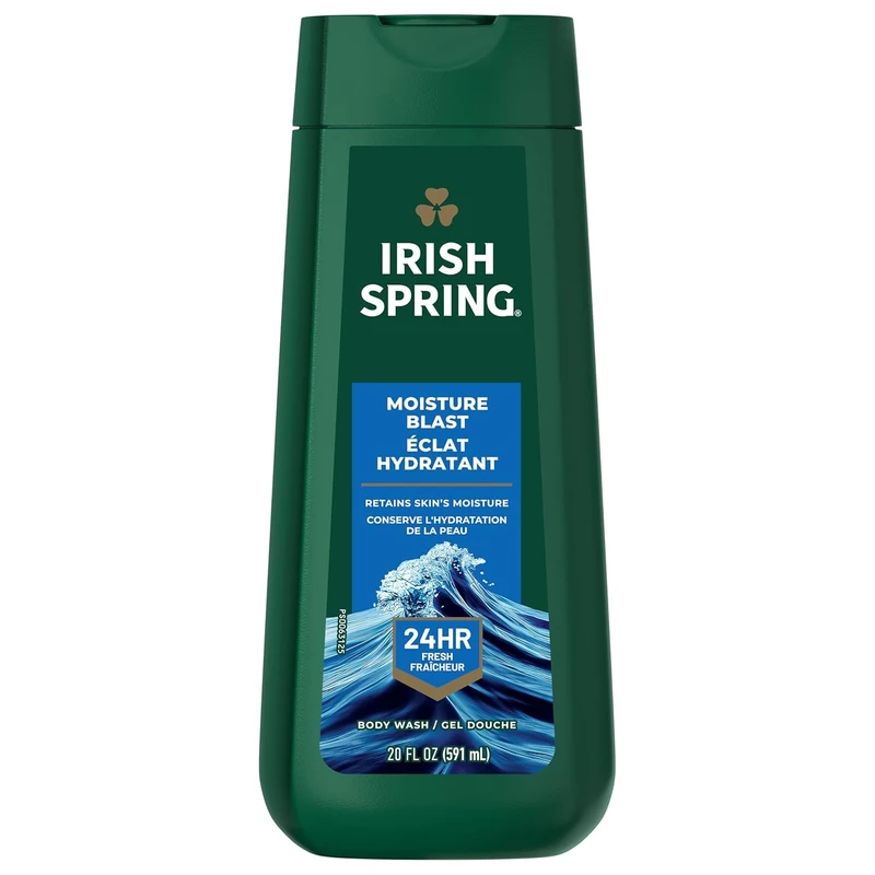 Irish Spring Moisture Blast Body Wash2 ژل شستوشوی بدن آیریش اسپرینگ Moisture Blast