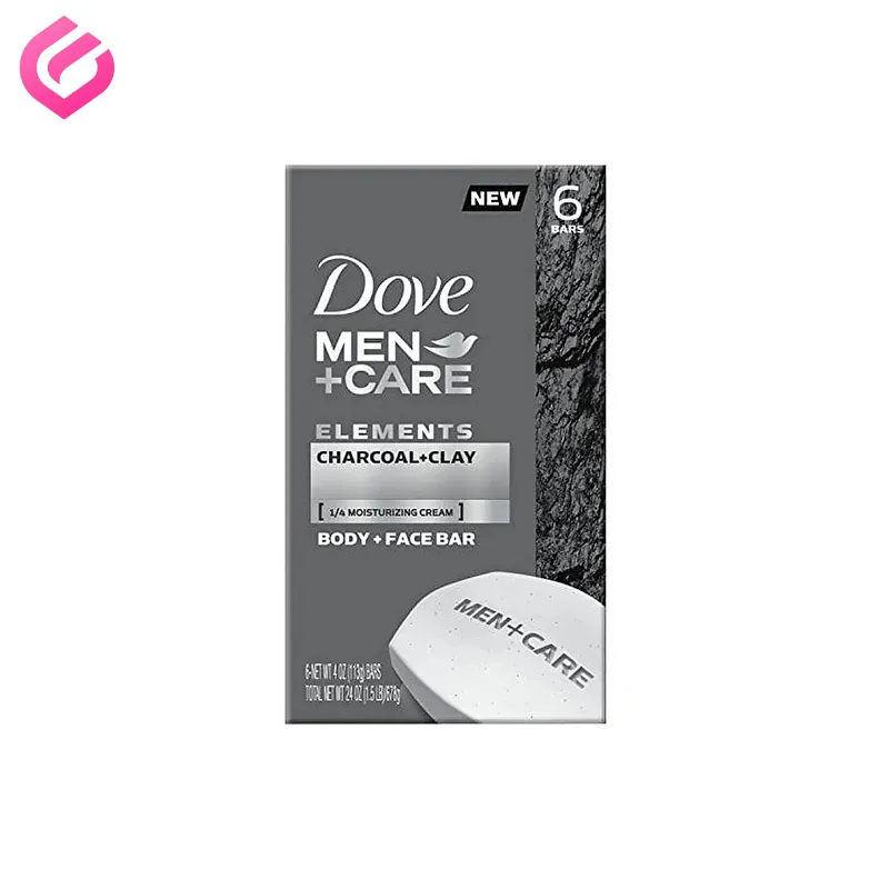 dove-elements-charcoal-soap صابون زغال داو مدل Charcoal + Clay