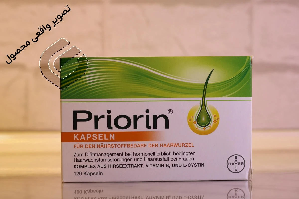 تصویر واقعی کپسول ضدریزش مو پریورین