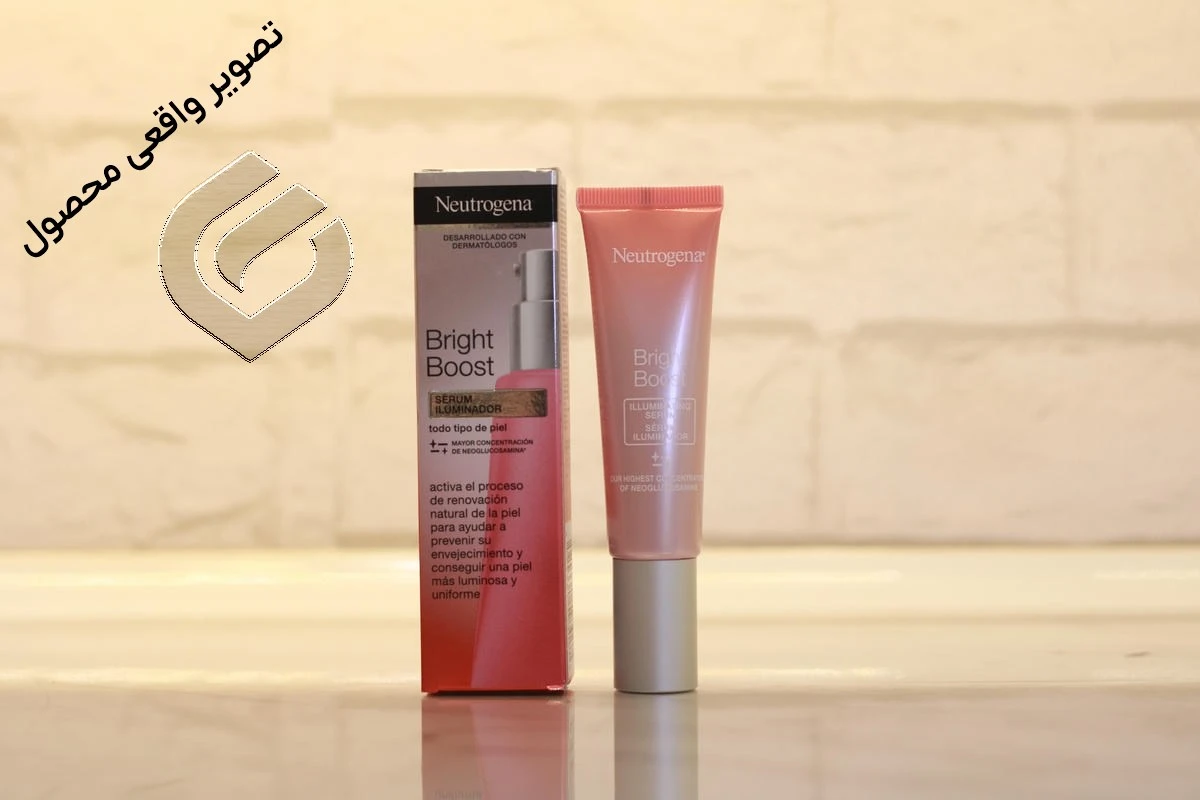 تصویر واقعی سرم روشن کننده و ضدلک نوتروژینا