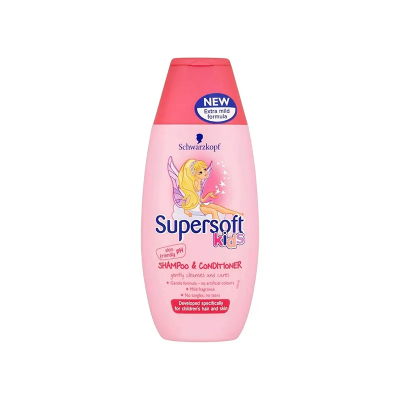 Schwarzkopf-Super-Soft-Kids شامپو و نرم کننده کودکان شوازکف
