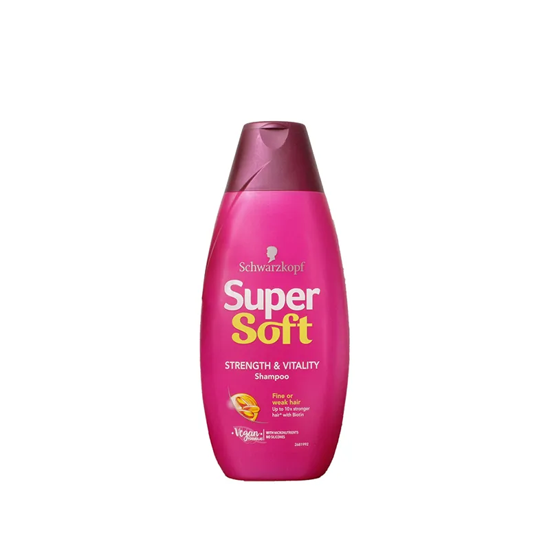 Schwarzkopf-Super-Soft-Strength-&-Vitality شامپو تقویت کننده بیوتین شوارزکف