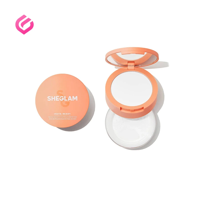 sheglam-insta-ready پودر فیکس دوکاره صورت و چشم شیگلم