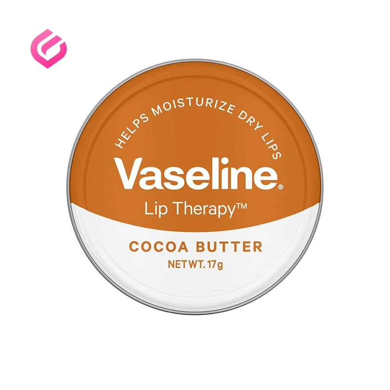 Vaseline-Lip-Therapy-cocoa-butter بالم لب کاسه ای وازلین کاکائو
