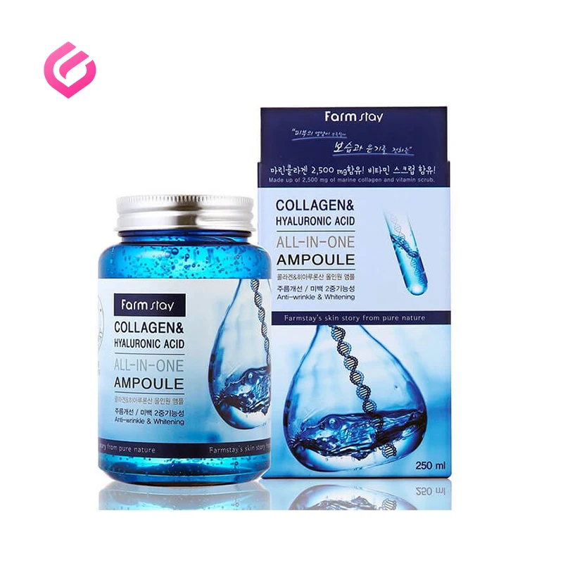 farmstay collagen ampoule سرم کلاژن و هیالورونیک اسید فارم استی