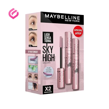 ست دو عددی ریمل میبلین Maybelline Lash Sensational Sky High X2