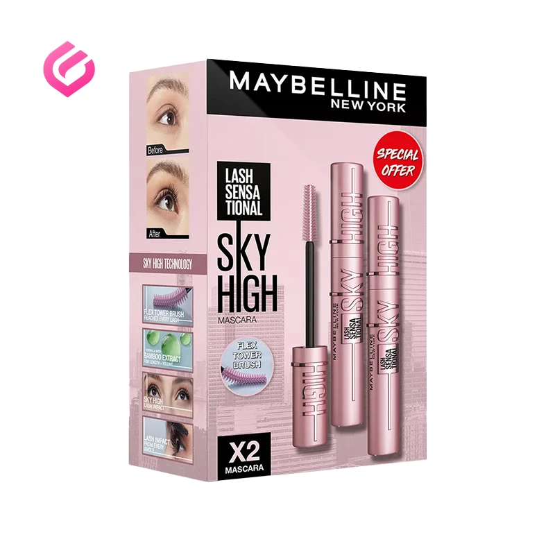 maybelline-sky-high-mascaras set ست دو عددی ریمل میبلین Maybelline Lash Sensational Sky High X2