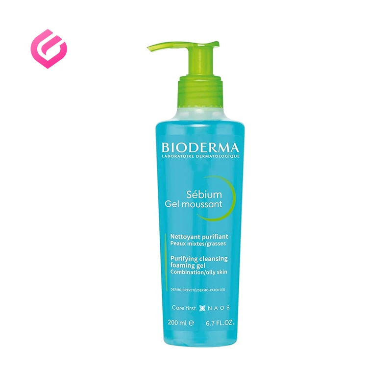bioderma-gel-sebium-200ml ژل شستشوی صورت بایودرما مناسب پوست چرب و مختلط