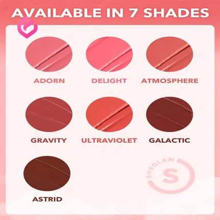 رنگ های رژگونه فضایی شیگلم