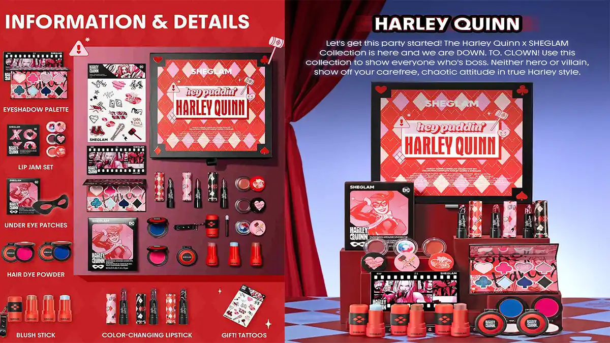 پک آرایشی هارلی کوئین شیگلم