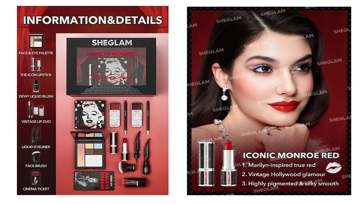 پک آرایشی مرلین مونرو شیگلم