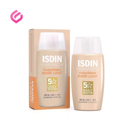 ضد آفتاب رنگی ایزدین فیوژن واتر مجیک لایت