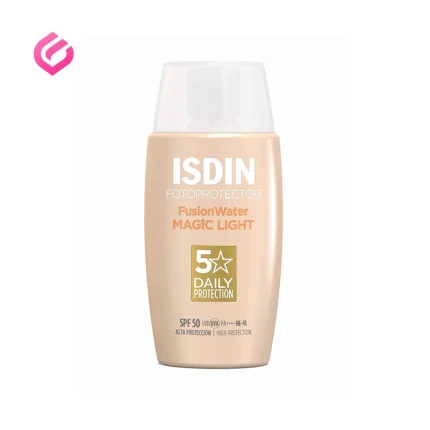 ضد آفتاب رنگی ایزدین فیوژن واتر مجیک لایت SPF 50 مدل ISDIN Fusion Water MAGIC Light