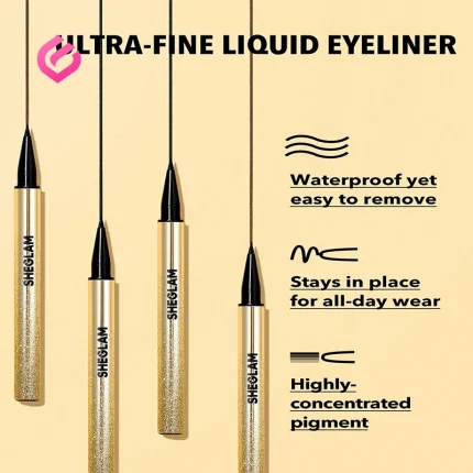 خط چشم ماژیکی طلایی ضدآب شیگلم مدل Line & Define