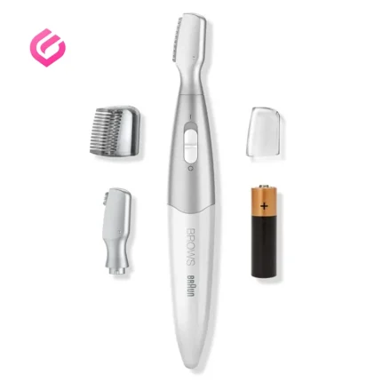 محتویات ماشین اصلاح ابرو براون مدل Hello Brows