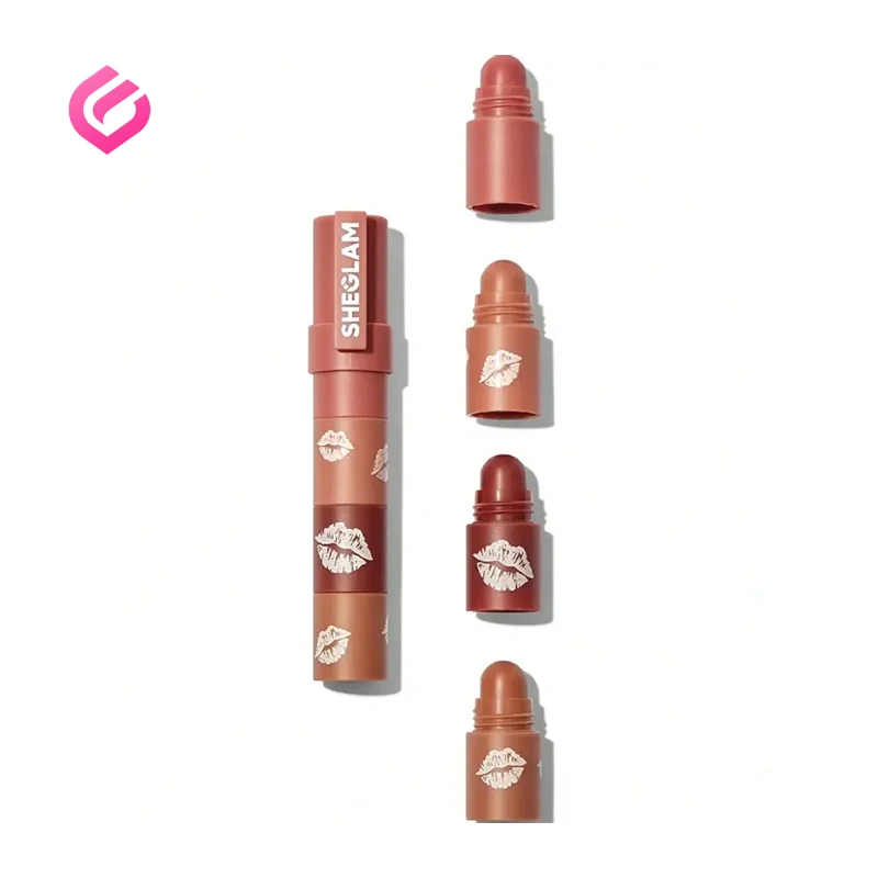 mega-lip-stack-bare رژ لب 4تایی شیگلم رنگ Bare