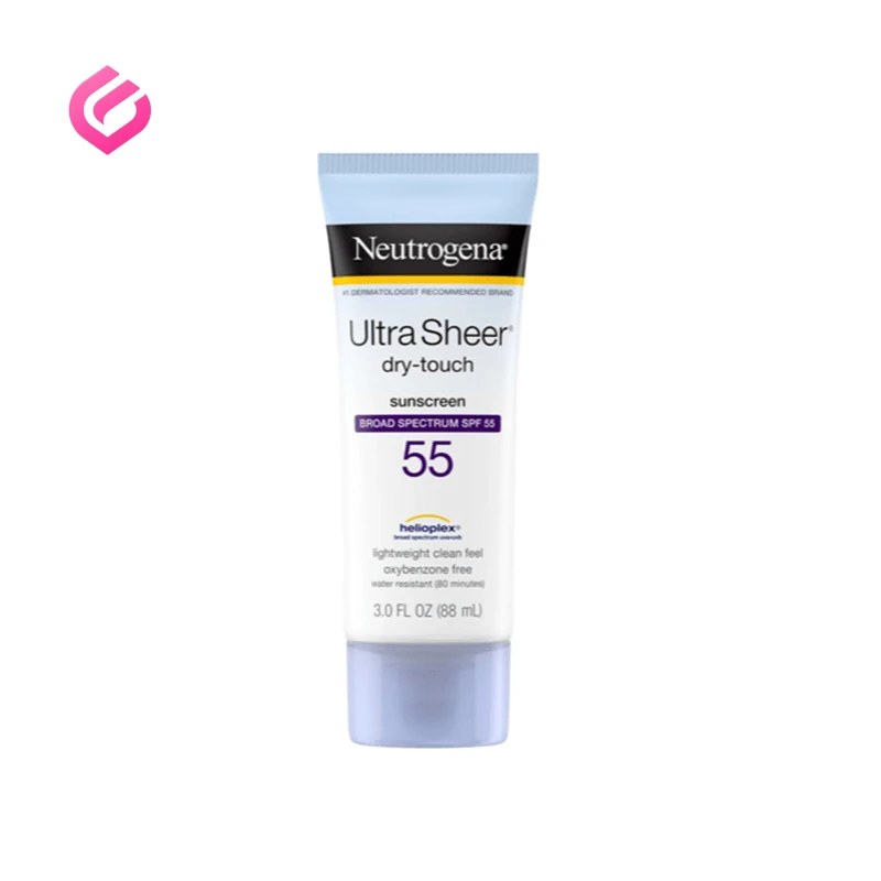 neutrogena-sunscreen-spf55 کرم ضد آفتاب نوتروژینا SPF 55 مدل Ultra Sheer Dry-Touch