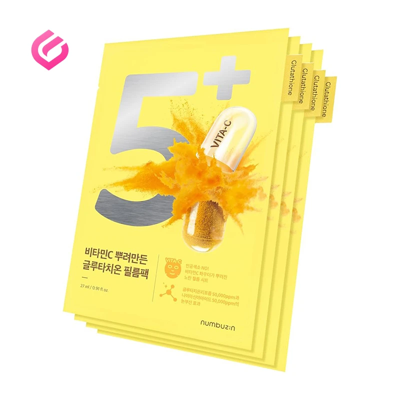 numbuzin-No.5+-Vita-C-Glutathione-Filter-Mask ماسک ویتامین C و گلوتاتیون نامبوزین شماره 5+