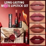 رنگ های ست رژلب امبر رز Ember Rose روی لب