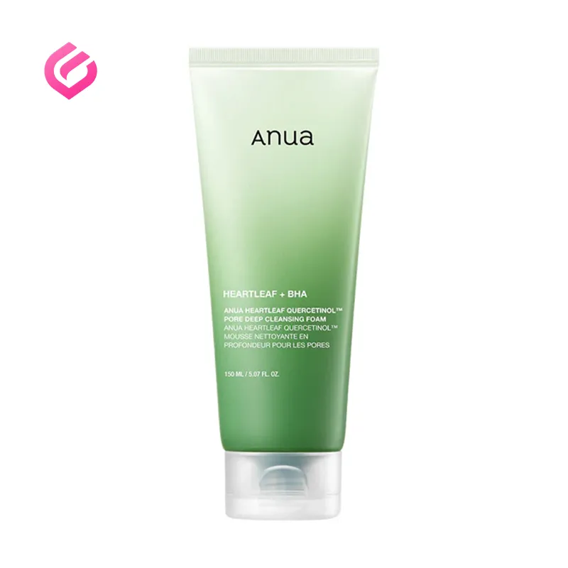 anua-heartleaf-+-bha فوم شستشوی عمقی منافذ آنوآ مدل Heartleaf + BHA حجم 150 میلیلیتر