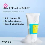 ویژگی ژل شستشوی صورت با PH پایین کوزارکس