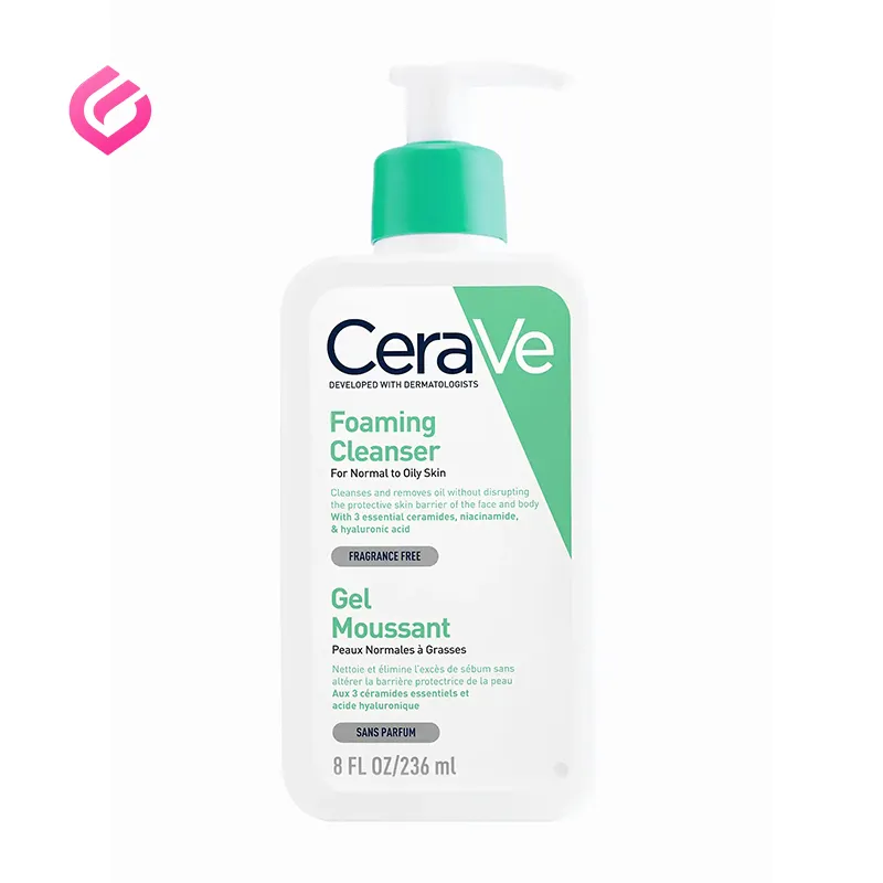 فوم شستشوی صورت سراوی مناسب پوست نرمال تا چرب 236ml