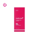 جعبه قرمز سرم روشنکننده و ضدلک مدیکیوب