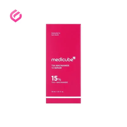 جعبه قرمز سرم روشنکننده و ضدلک مدیکیوب